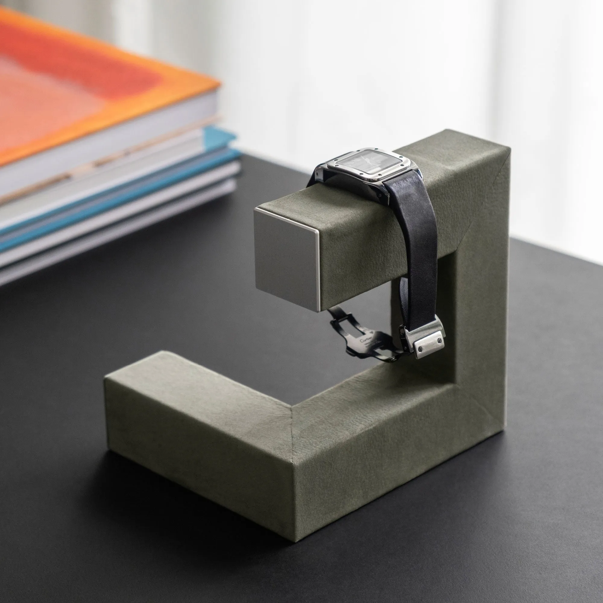 HUDSON DUO WATCH STAND - SAGE / GREY