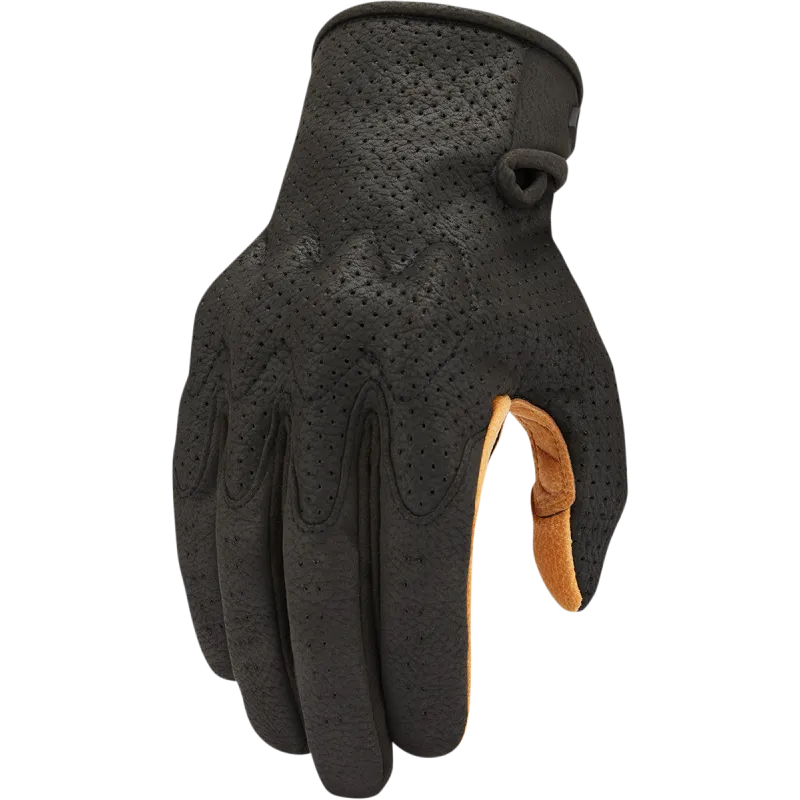 Icon Airform Mens Motorcycle Short Synt. Leather Glove