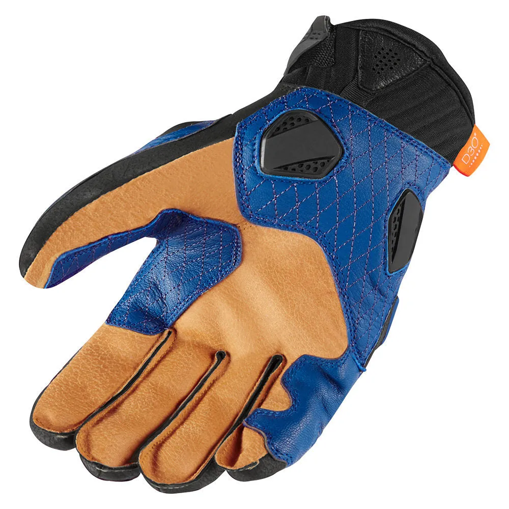 Icon Hypersport Mens Motorcycle Short Leather Glove