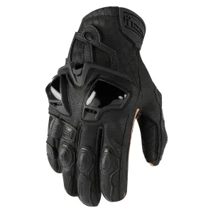 Icon Hypersport Mens Motorcycle Short Leather Glove