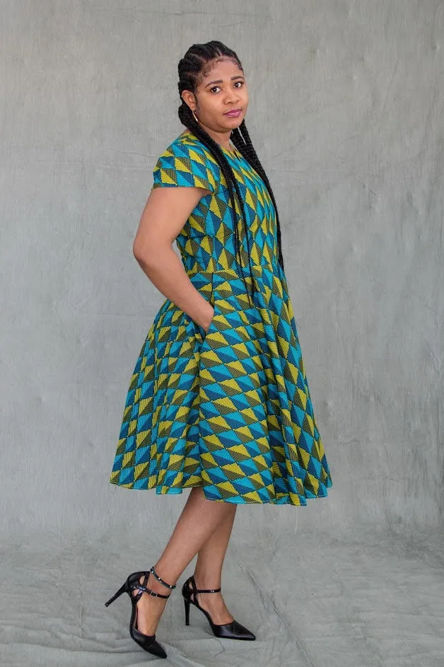 Ikoyi Dress- Fit and Flare
