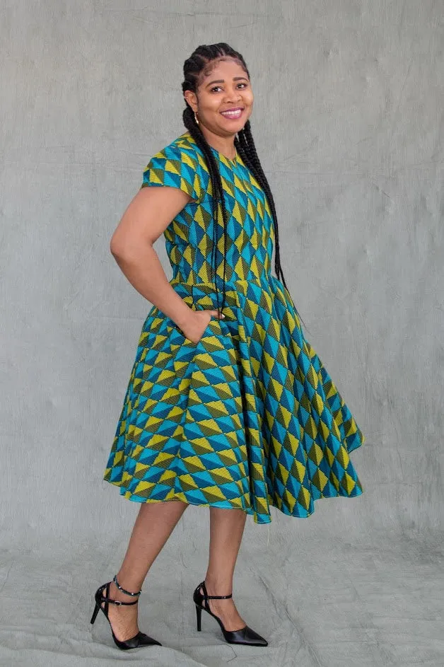 Ikoyi Dress- Fit and Flare