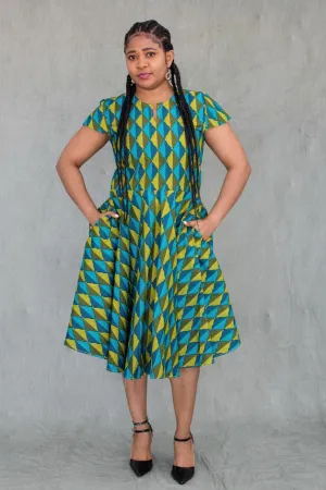 Ikoyi Dress- Fit and Flare