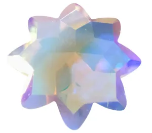 Iridescent AB Star 38mm Chandelier Crystals, Pack of 5