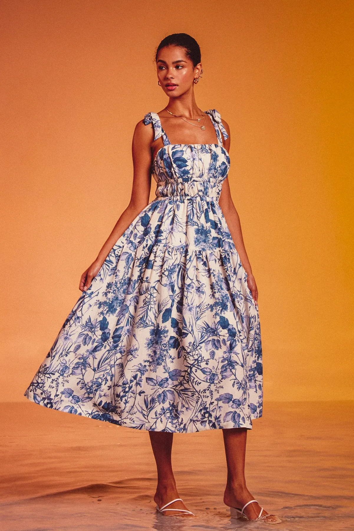 Ivy Flare Midi Dress