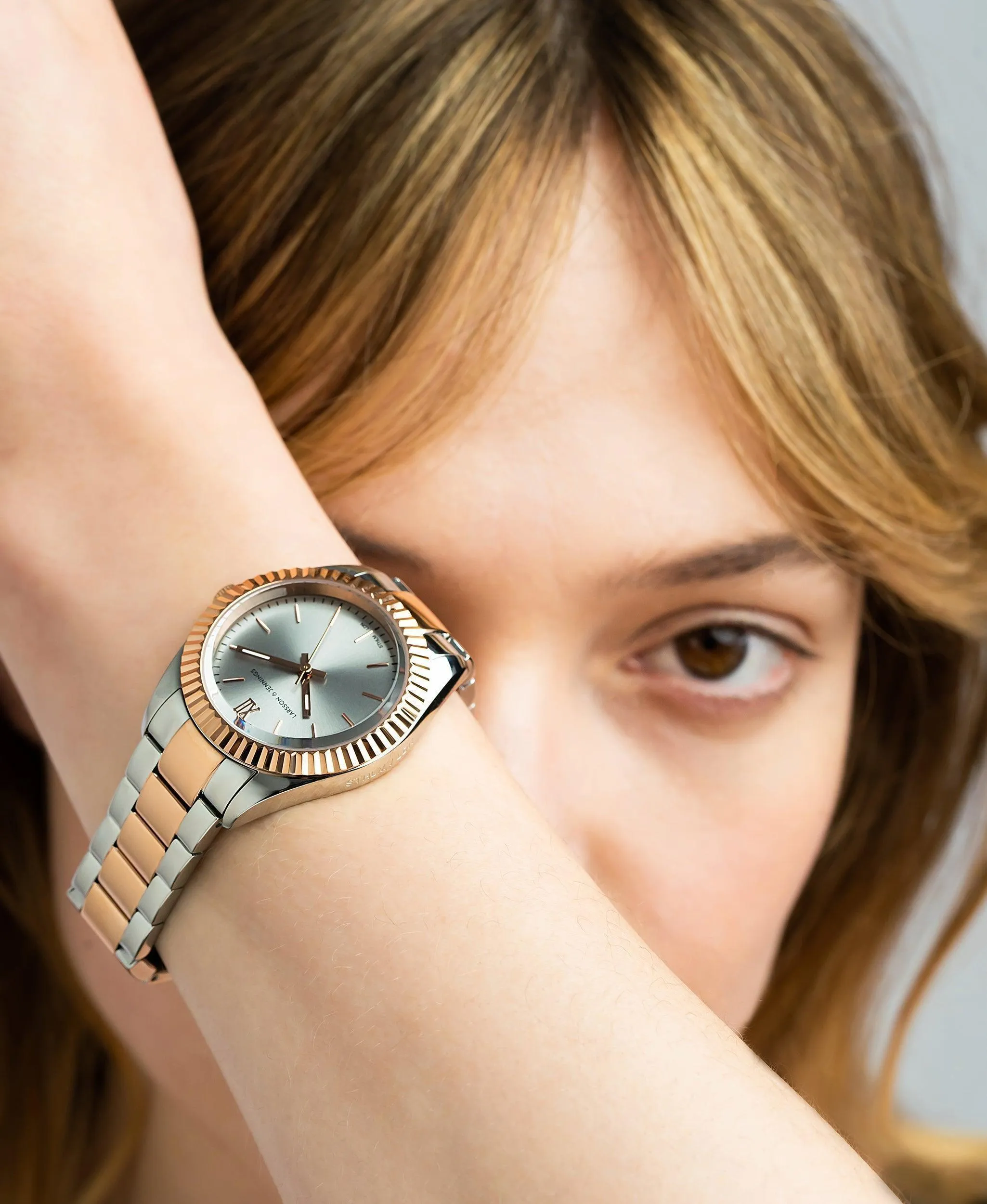 Jade Mixed Rose Gold Grey 36mm