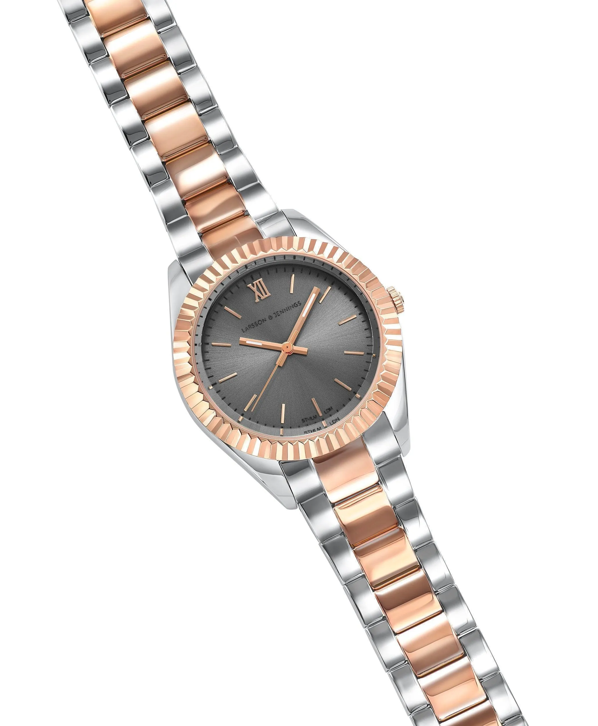 Jade Mixed Rose Gold Grey 36mm