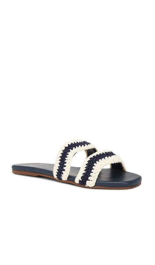 Kaanas Tansy Sandal in Navy