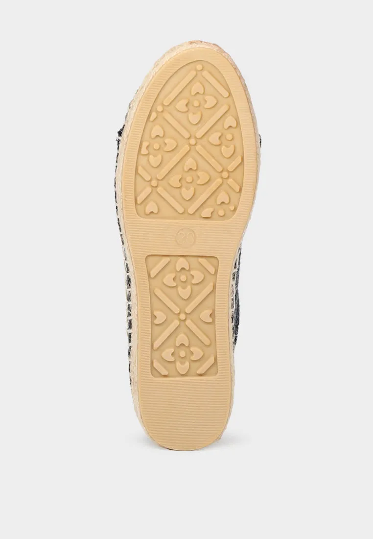 Lace-Up Espadrille Sneakers