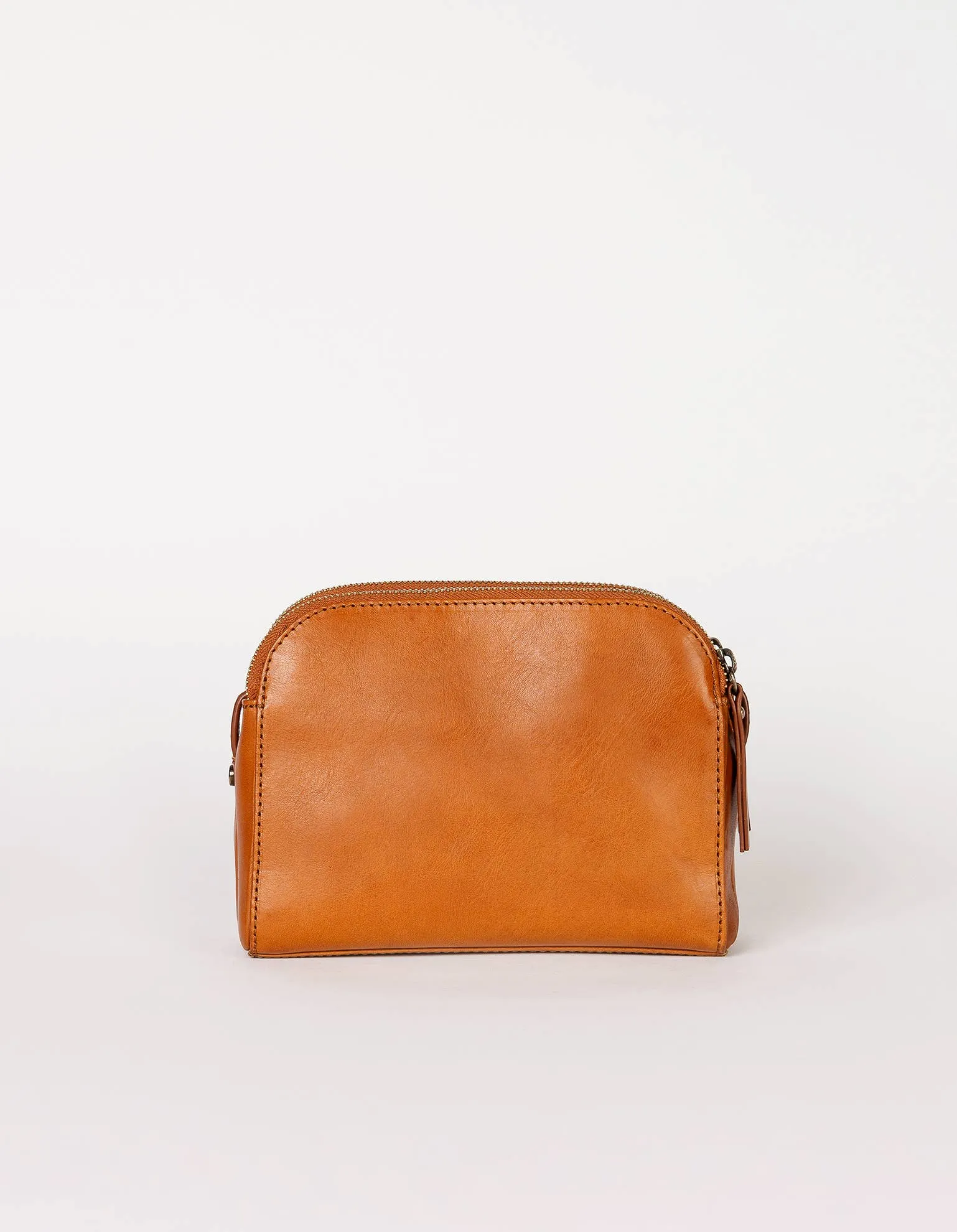 Leather Bag Emily Cognac Stromboli (Full Leather Strap)