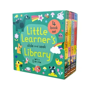 Little Learner's Slide and Seek Series 4 Books Collection Set By Sophie Ledesma(Hop,Hop!, Stomp,Stomp!, Splish,Splash! & Cheep,Cheep!)