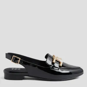 LIZZAH W - BLACK PATENT LEATHER