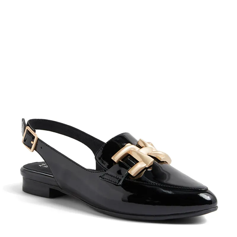 LIZZAH W - BLACK PATENT LEATHER
