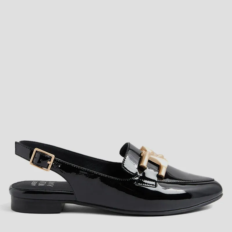 LIZZAH W - BLACK PATENT LEATHER
