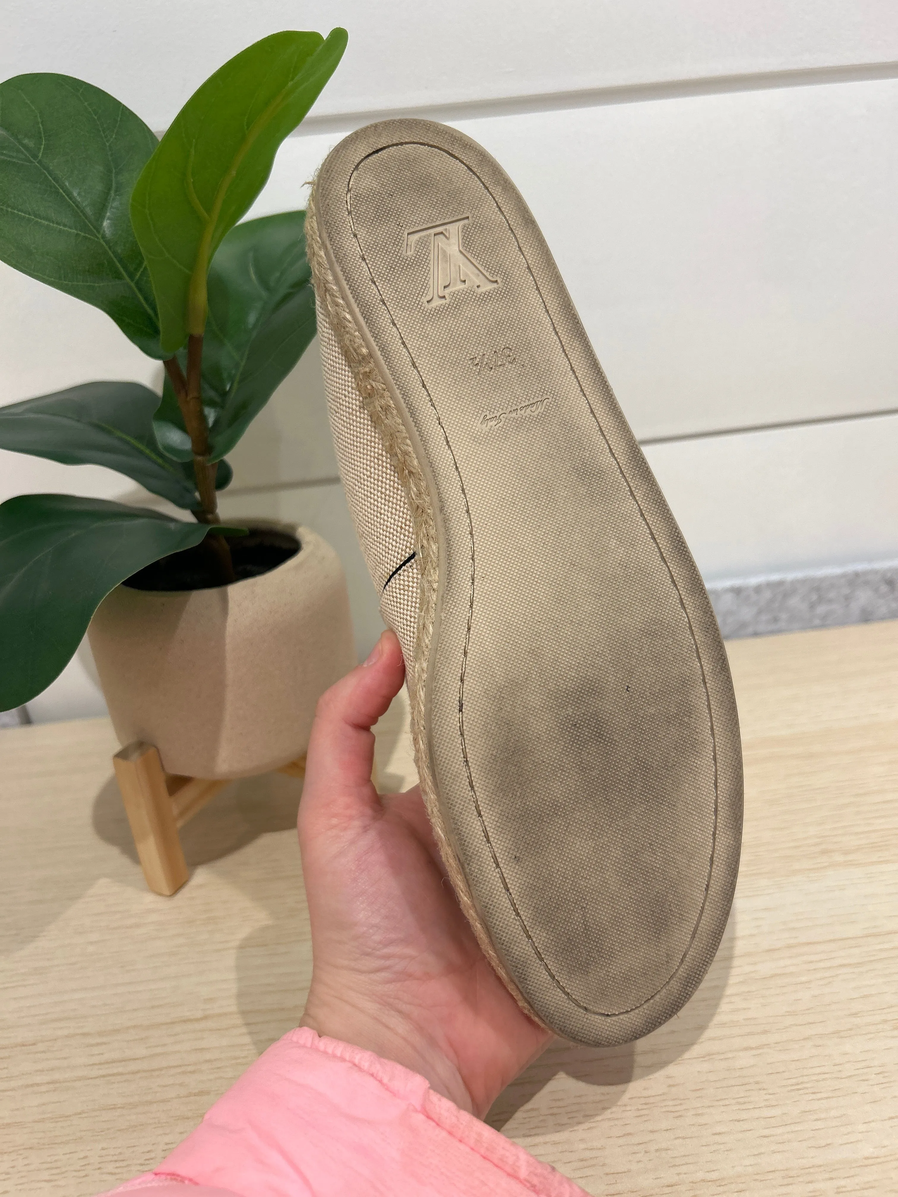 Louis Vuitton Shoes, Canvas Postcard Espadrille Flats (size 37.5)