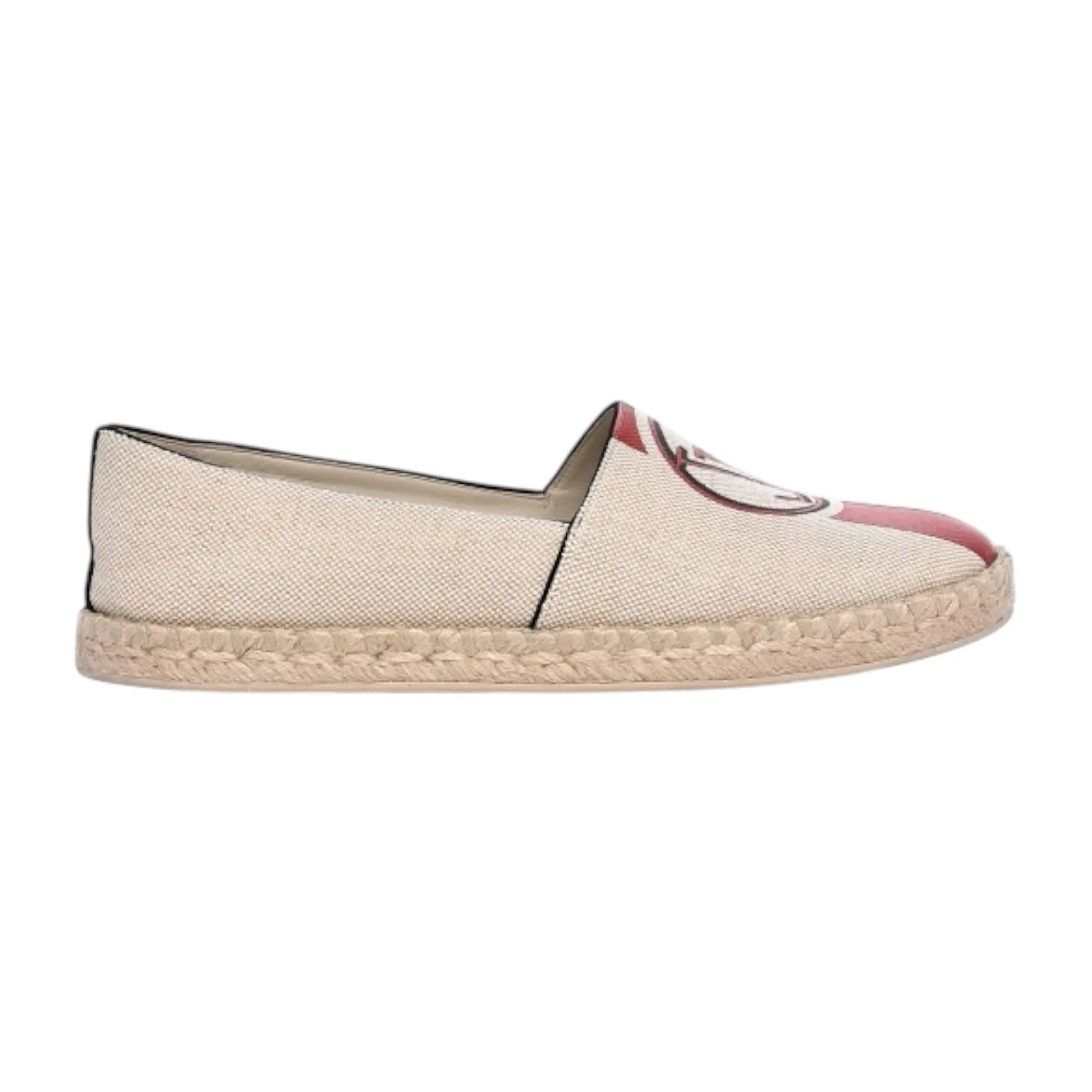 Louis Vuitton Shoes, Canvas Postcard Espadrille Flats (size 37.5)