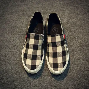 Low Top Casual Plaid Flats