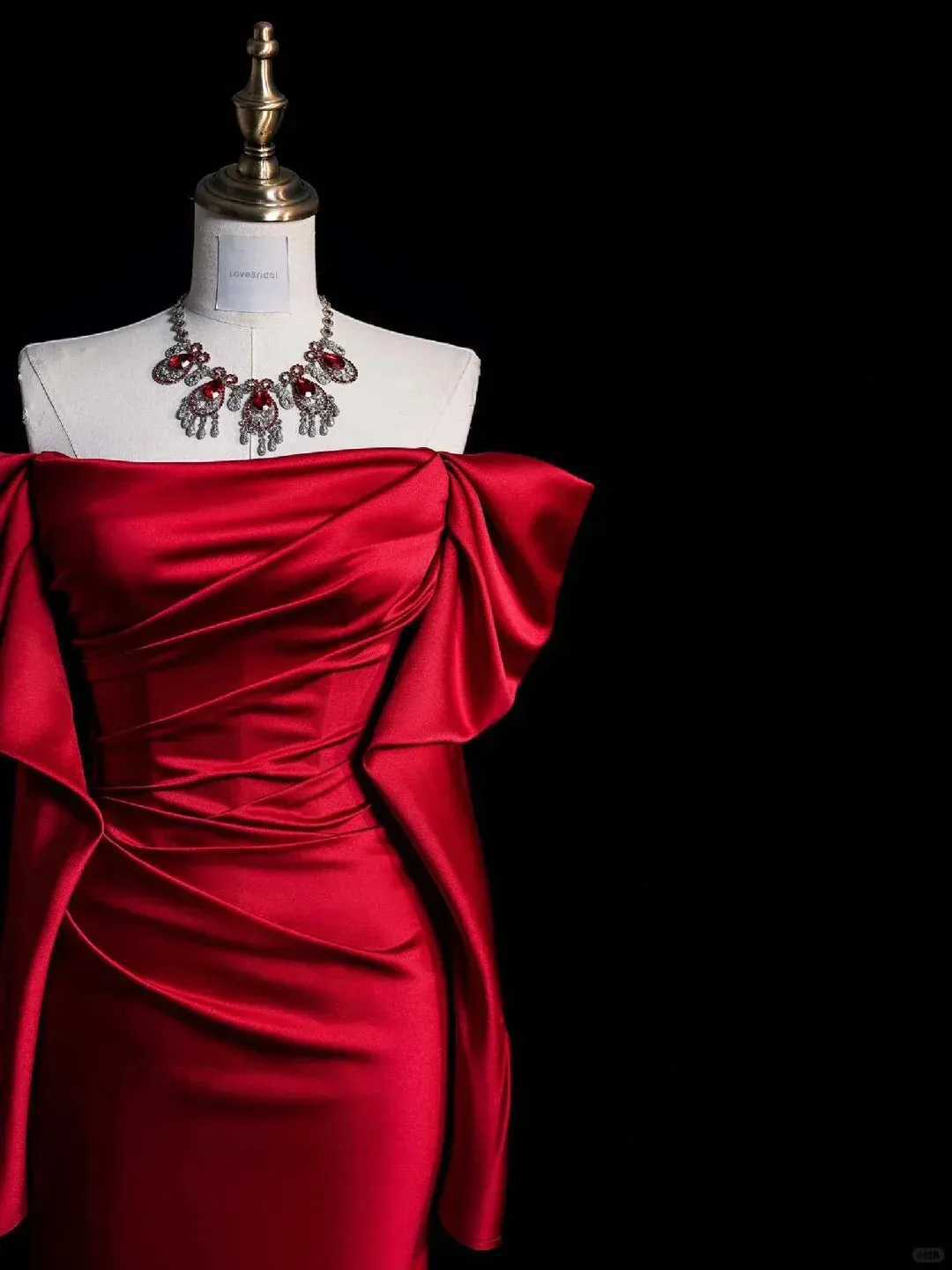 Luxury  Satin Cocktail Dress