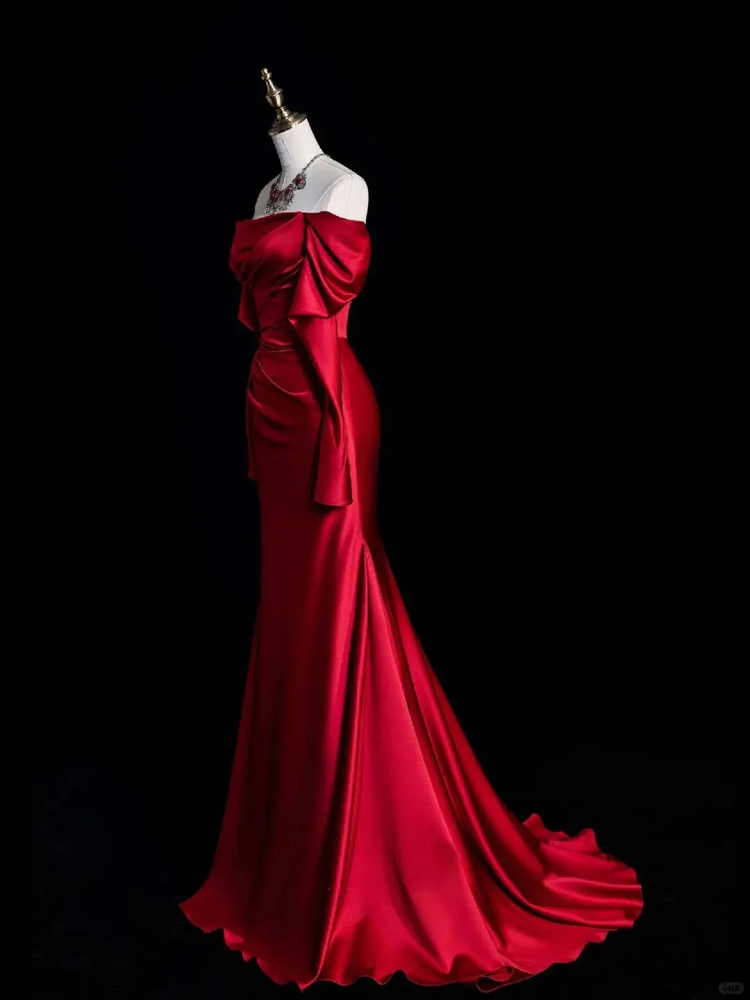 Luxury  Satin Cocktail Dress