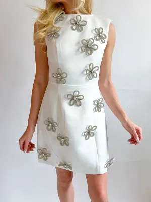 Maiara Diamante Mini Dress