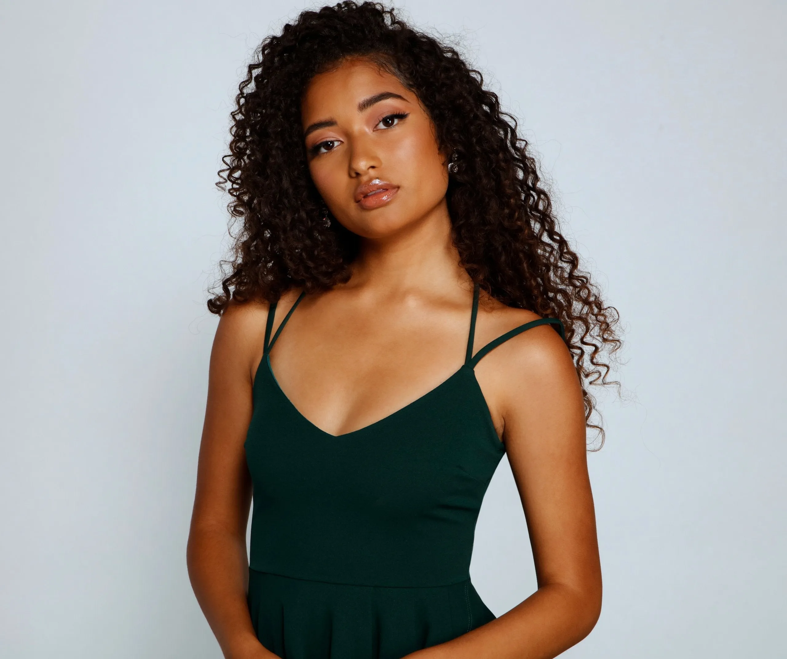 Major Flirt Sleeveless Skater Dress