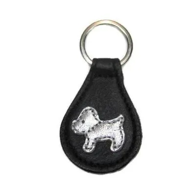 Malka Leather Dog Key FOB