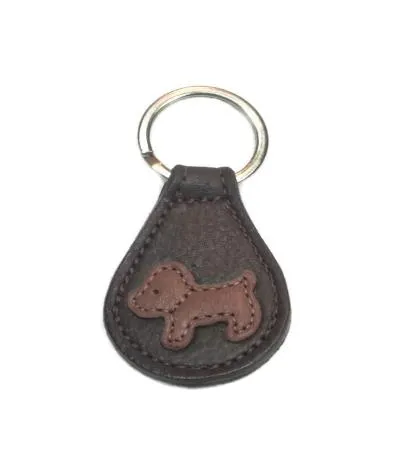 Malka Leather Dog Key FOB