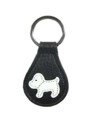 Malka Leather Dog Key FOB