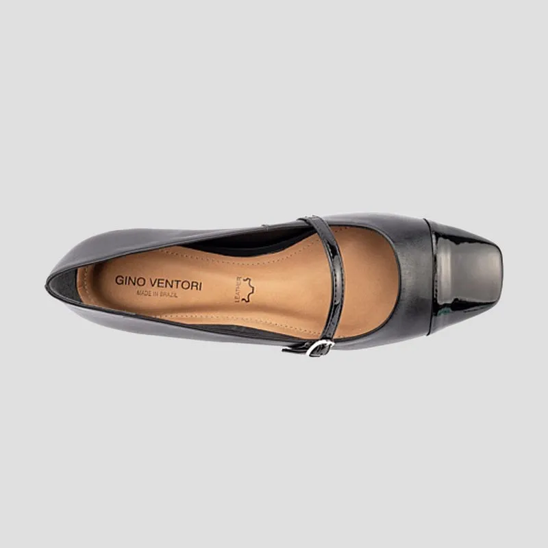 MAREE - BLACK LEATHER/PATENT
