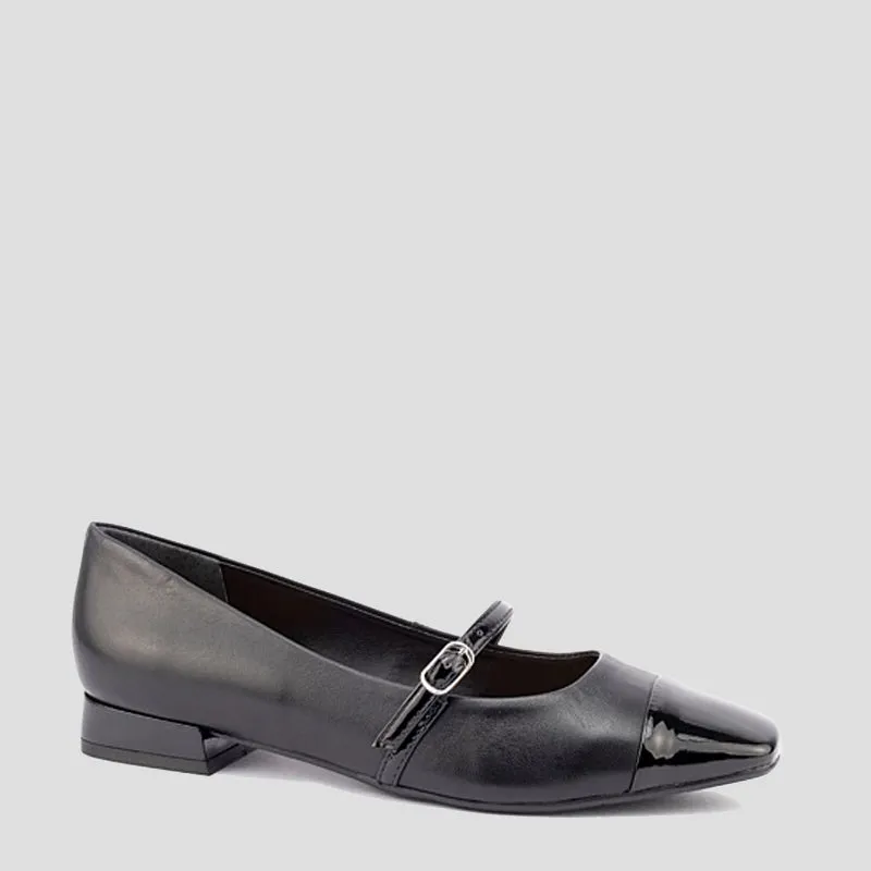 MAREE - BLACK LEATHER/PATENT