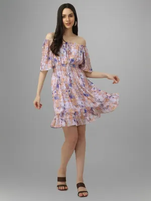 Masakali.co dresses for womens  Multicolor Abstarct print