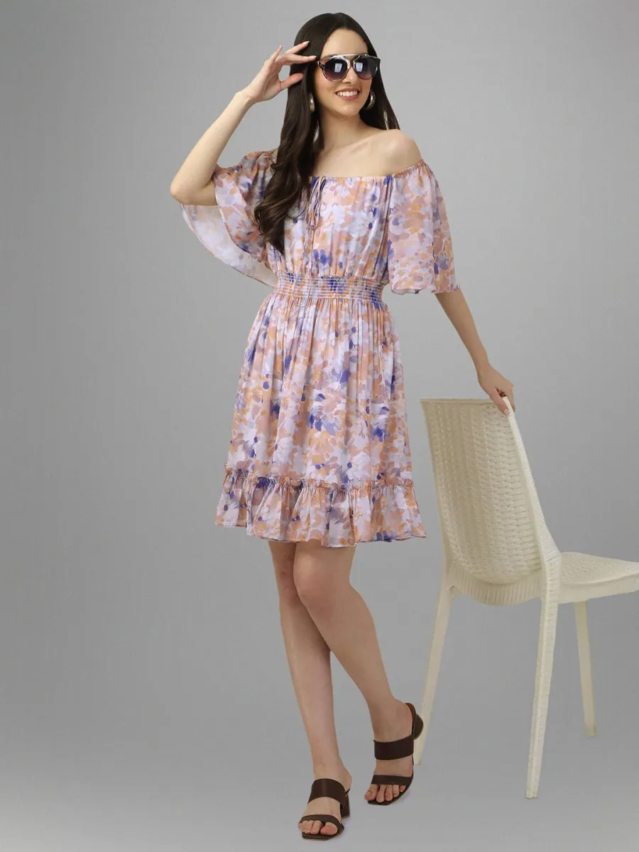 Masakali.co dresses for womens  Multicolor Abstarct print