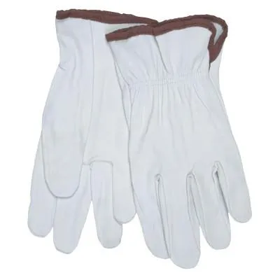 MCR Safety_Goatskin_Drivers_Gloves_Goatskin_Poly_Cotton_3X_Large_White_Black