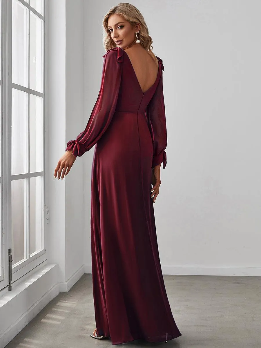 MEILLEURS CHOIX Robes de soirée bordeaux