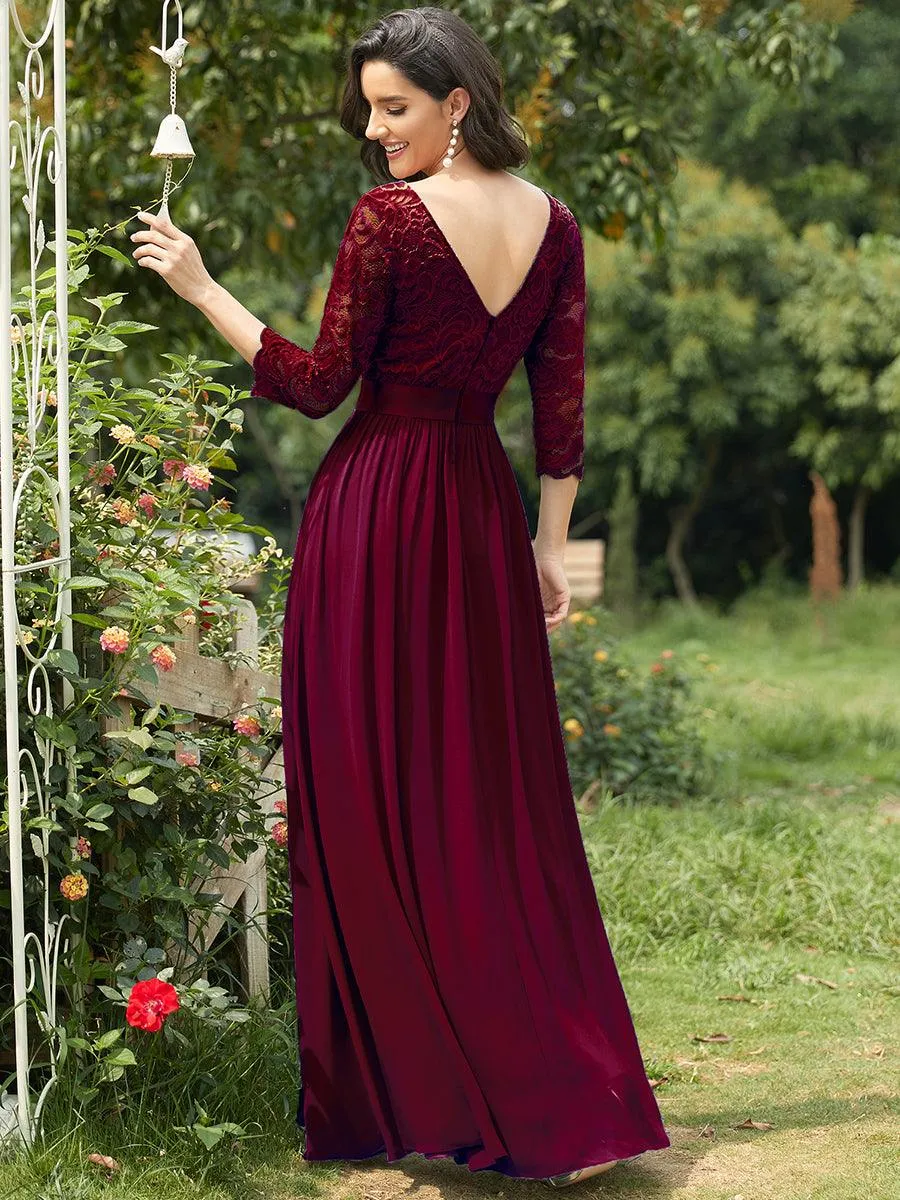 MEILLEURS CHOIX Robes de soirée bordeaux