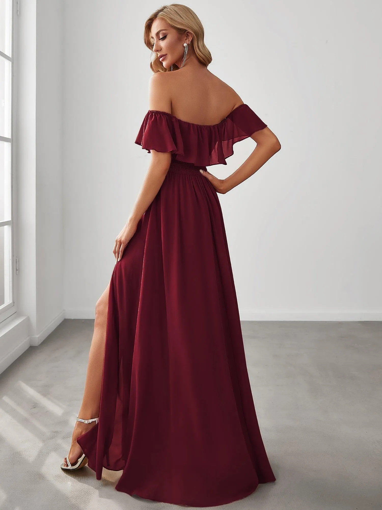 MEILLEURS CHOIX Robes de soirée bordeaux