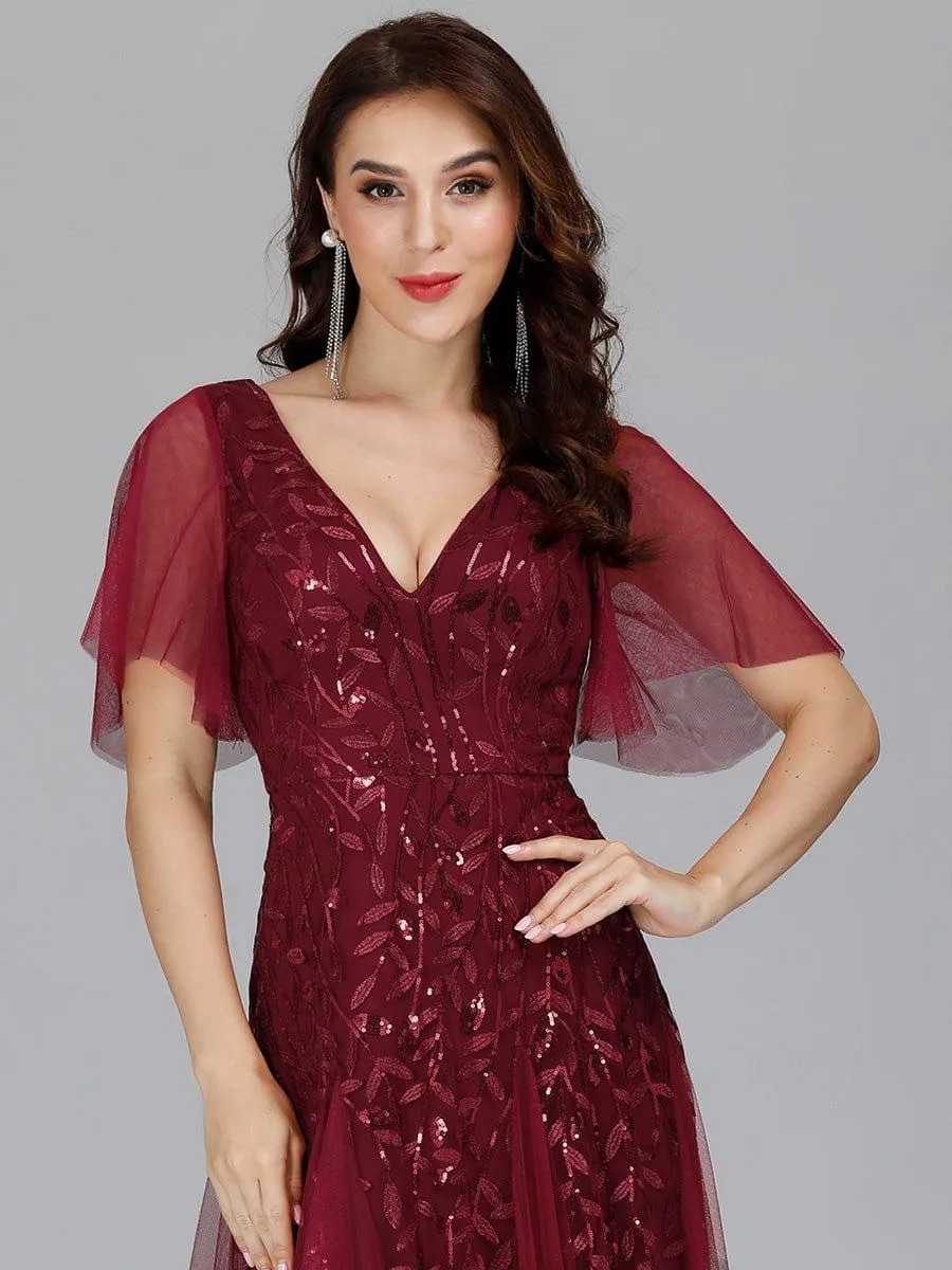 MEILLEURS CHOIX Robes de soirée bordeaux