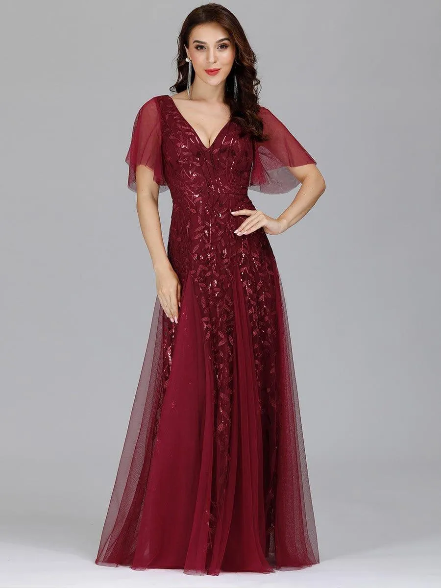 MEILLEURS CHOIX Robes de soirée bordeaux