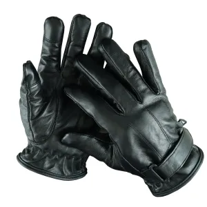 Men Genuine Sheepskin Leather Winter Gloves