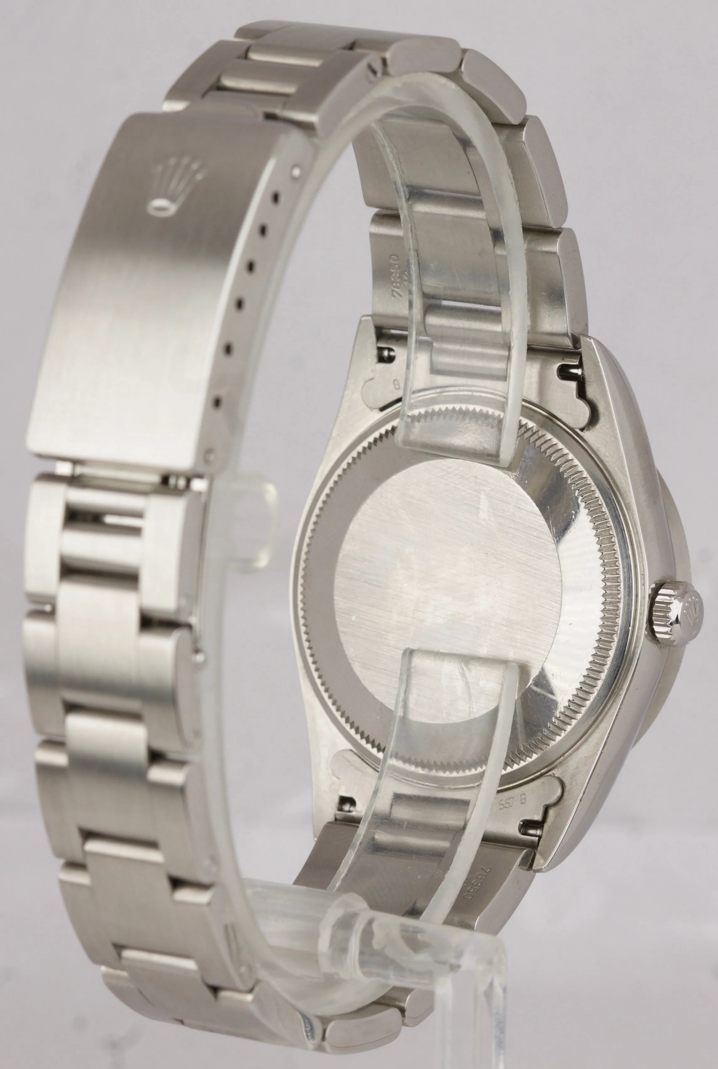 Men's 1997 Rolex Oyster Perpetual Air-King Black 14010 NO HOLES 34mm Watch 14000