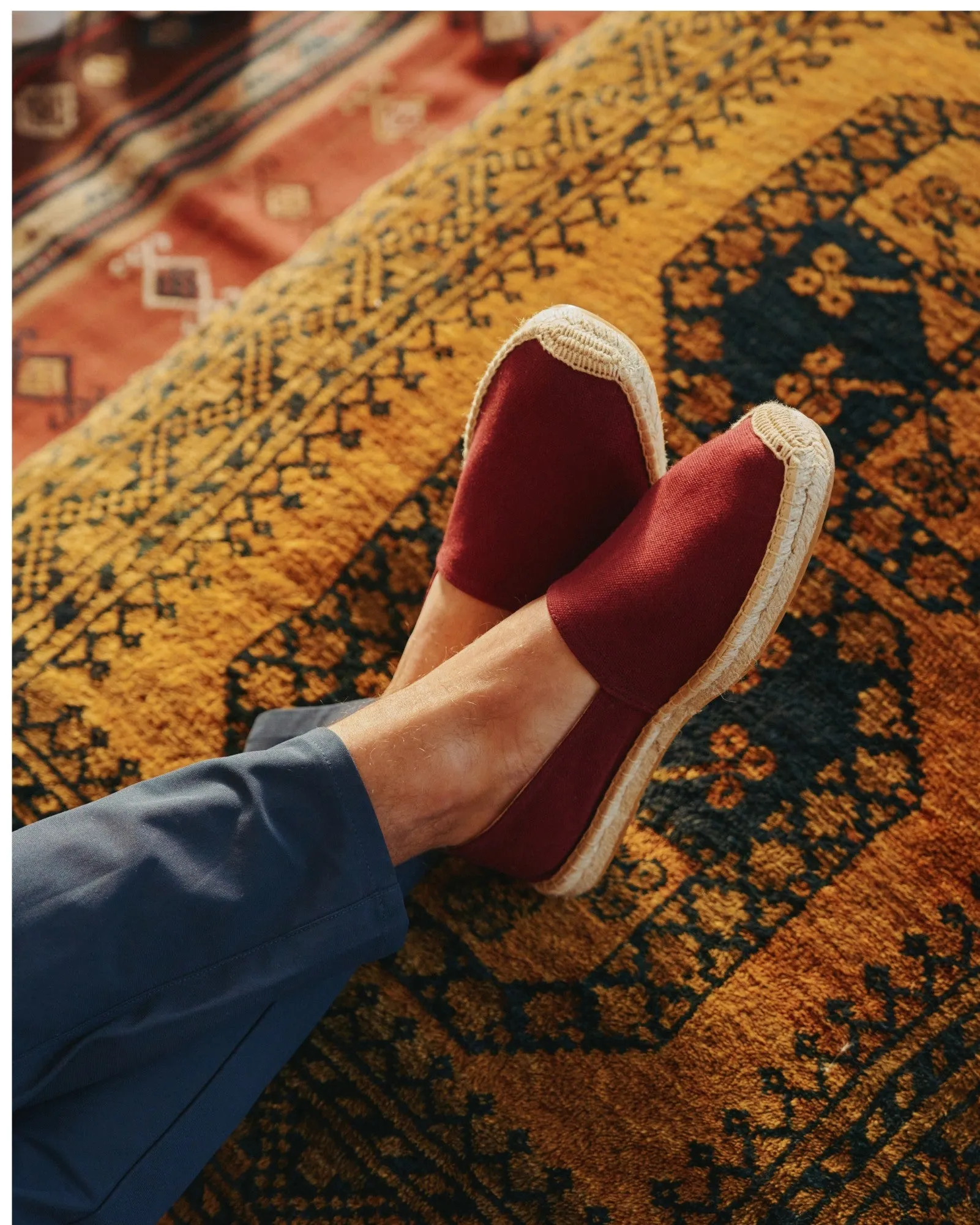 Mens_Espadrilles_The Dali Original_Canvas Colors_Cabernet Red