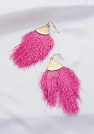 Metal Tassel Earrings