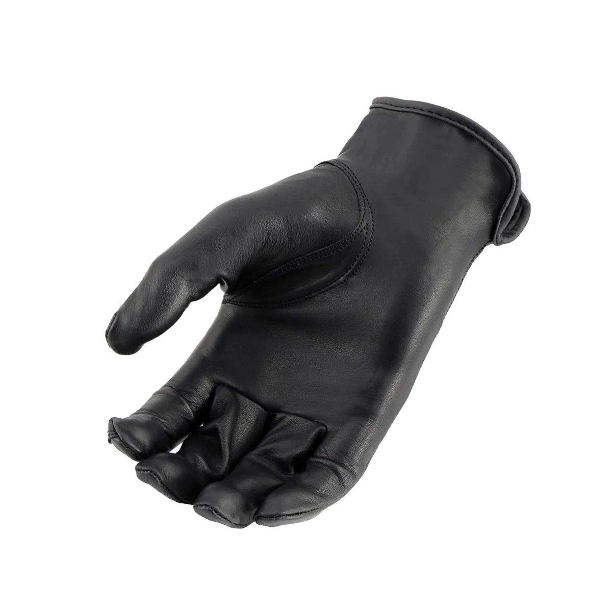 MG7797 Women's Black 'Cool-Tec' Leather ‘Cinch Wrist’ Riding Gloves