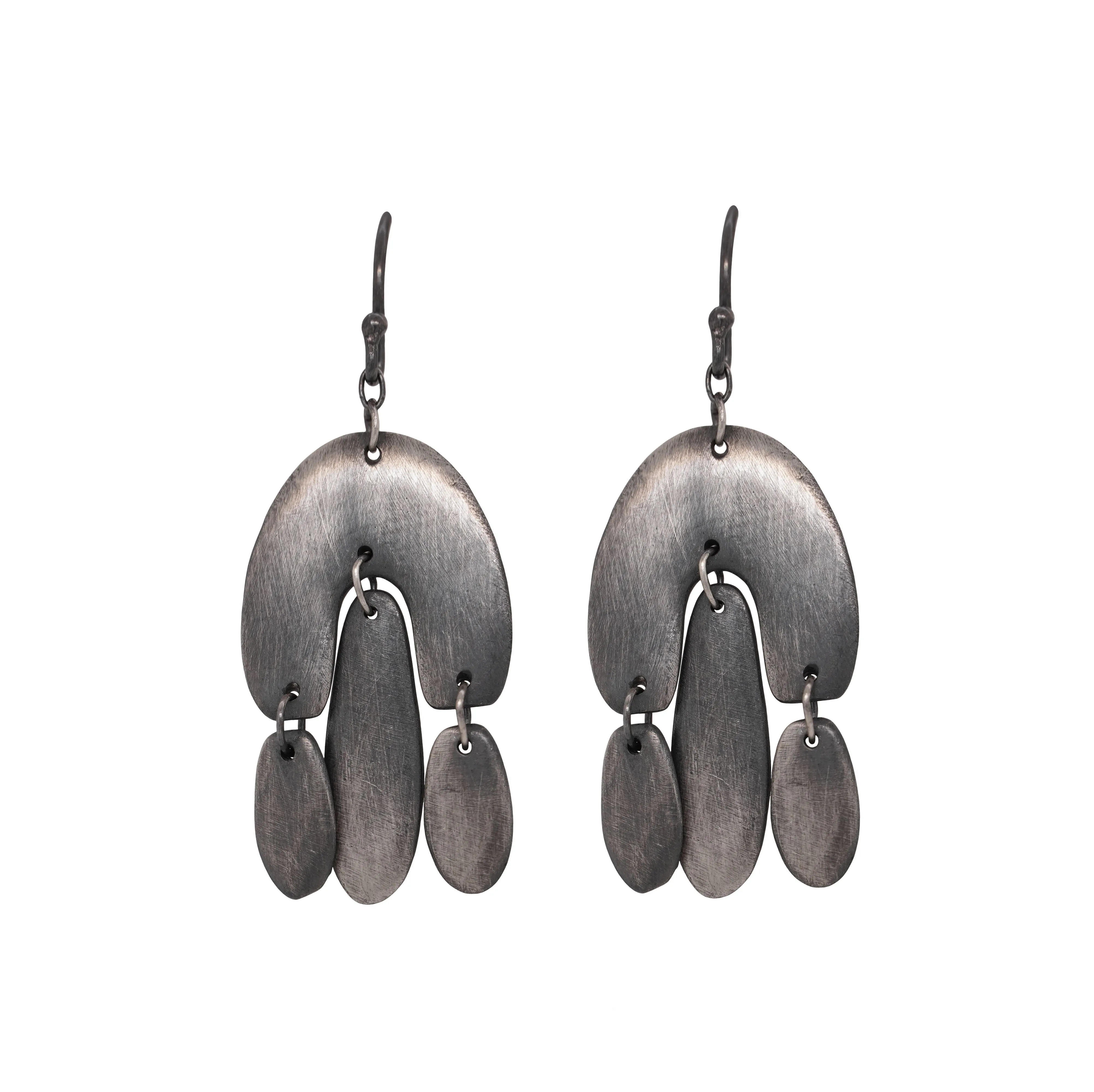 Mini Silver Chandelier Earrings