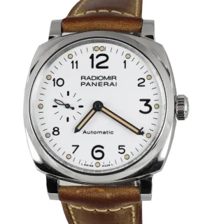 MINT Panerai Radiomir PAM 655 Stainless Steel Automatic White 42mm PAM00655