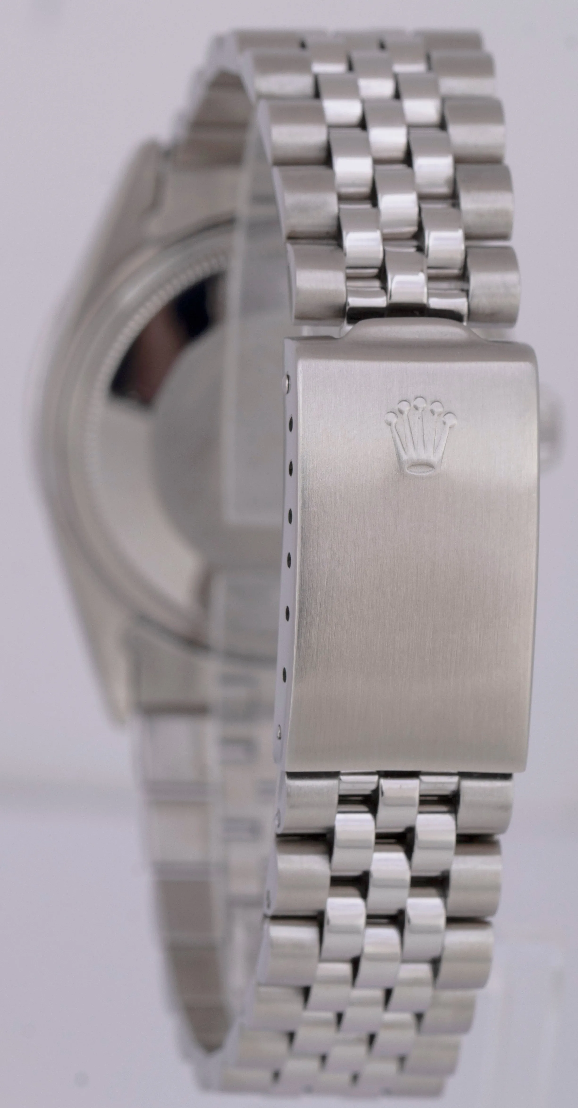 MINT Rolex DateJust 36mm White DIAMOND Stainless Steel JUBILEE Watch 16014 BOX