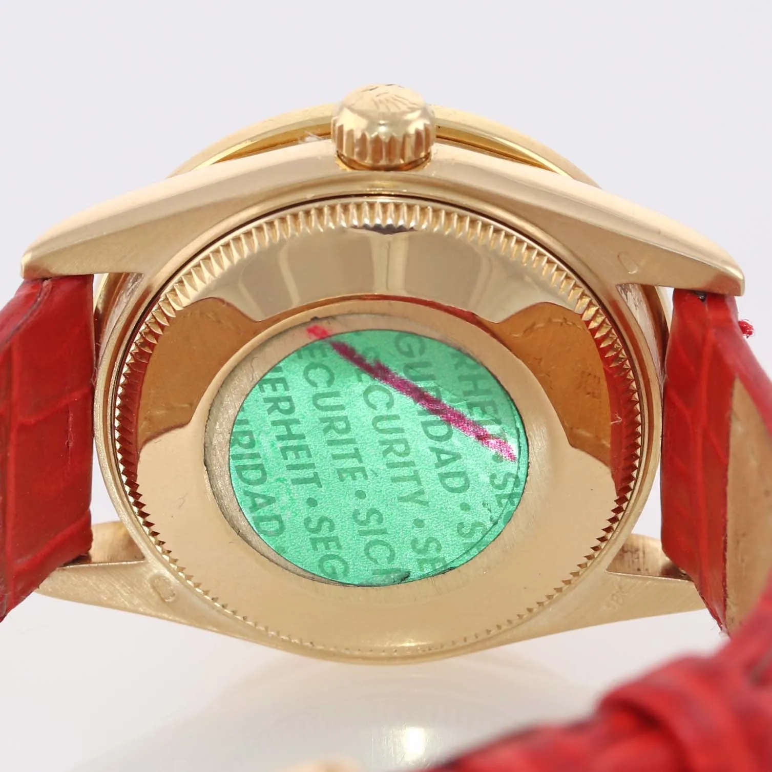 MINT Rolex President 68278 DateJust Midsize 31mm 18k Yellow Gold MOP Watch Box
