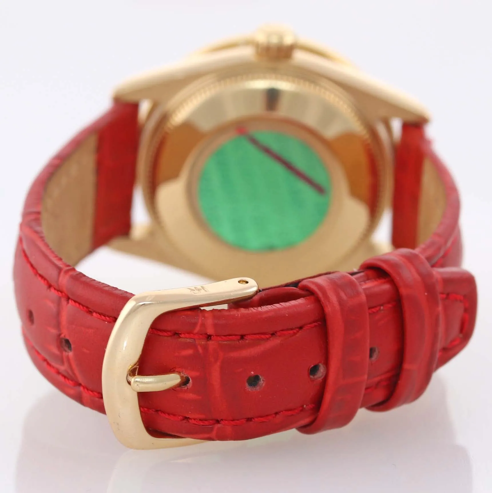 MINT Rolex President 68278 DateJust Midsize 31mm 18k Yellow Gold MOP Watch Box