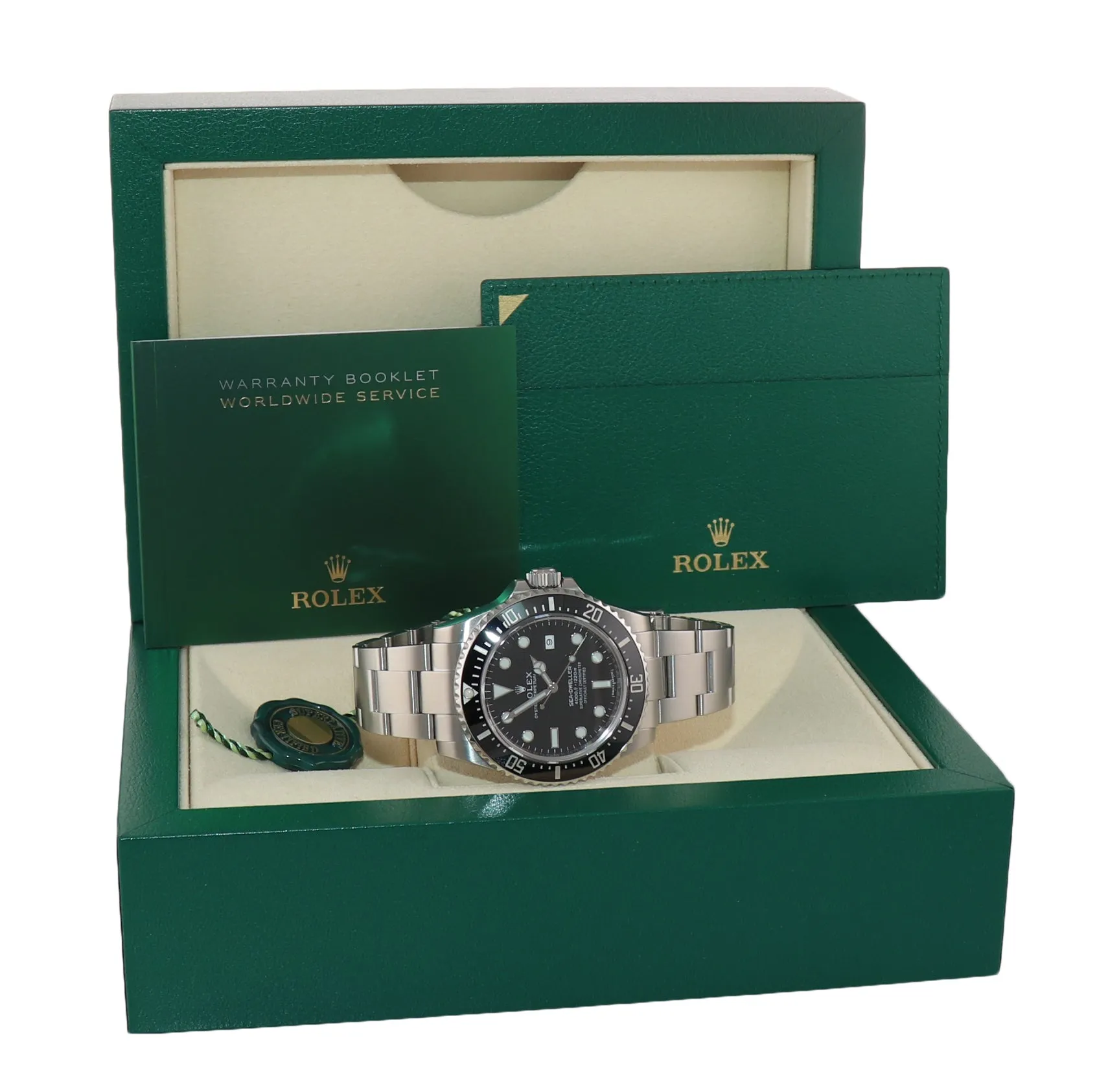 MINT Rolex Sea-Dweller Black Ceramic 116600 Steel SDK Watch Box