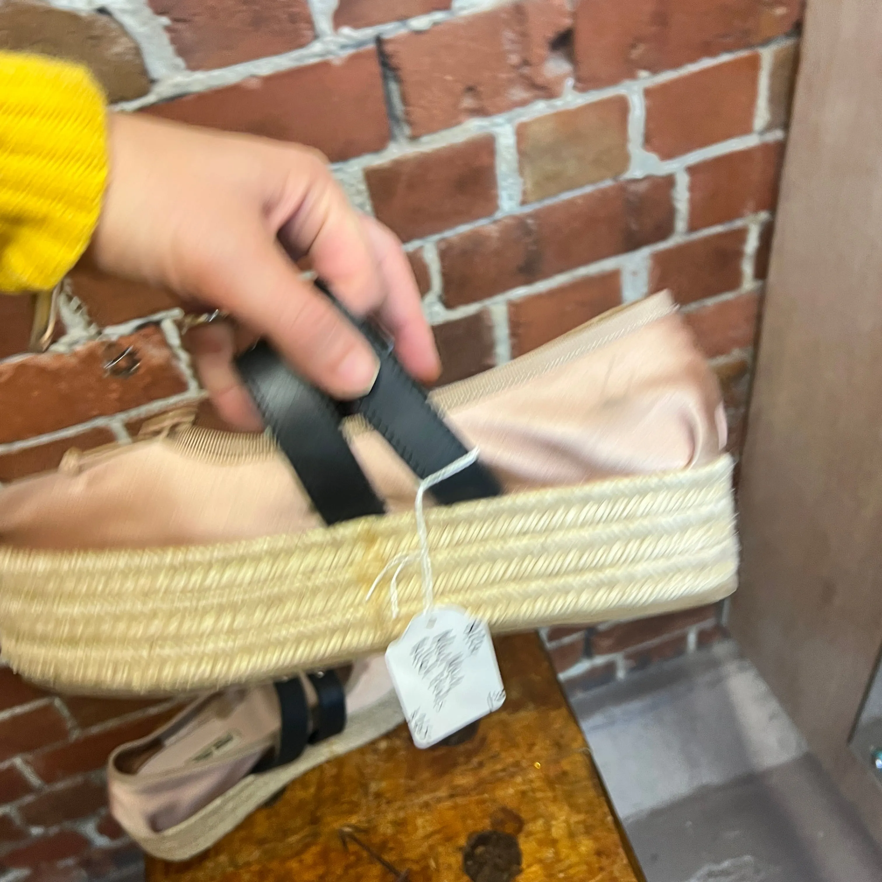 MIU MIU  satin ballet flats double buckle 39